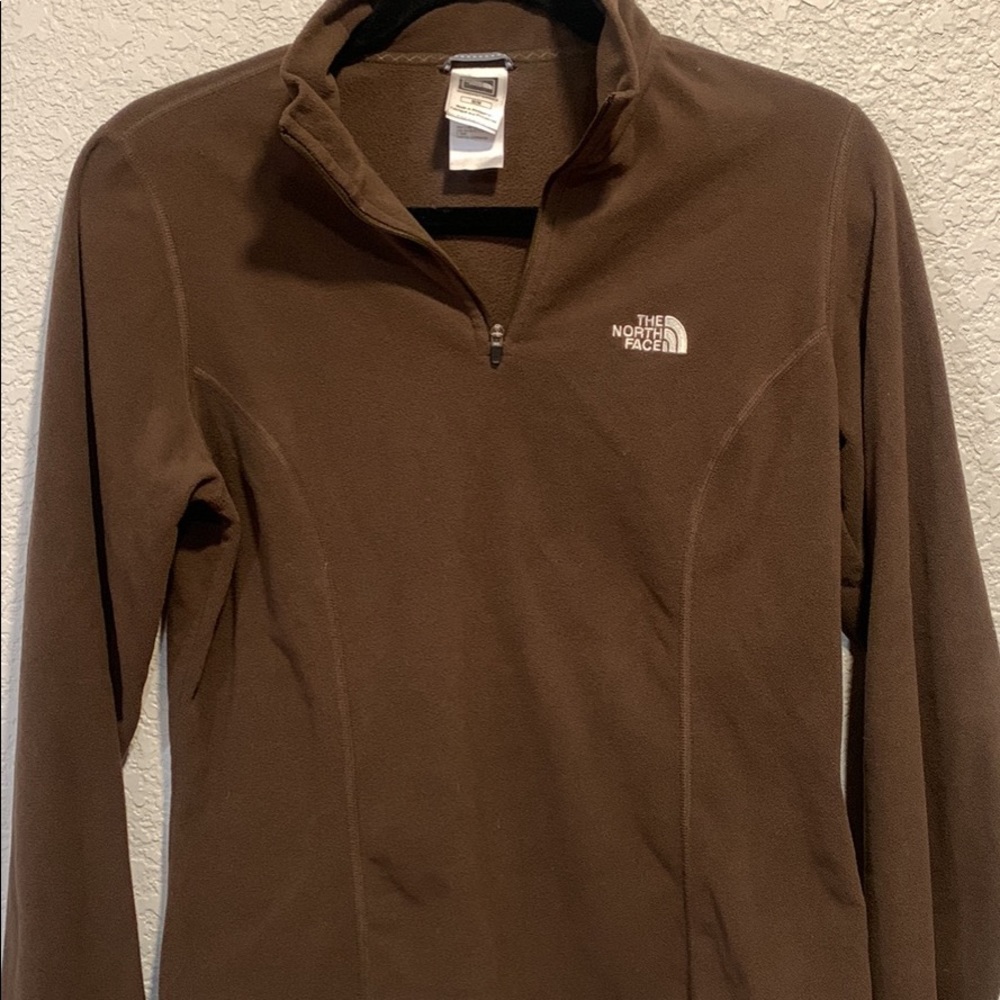The North Face medium brown cozy warm sweatshirt, great condition
